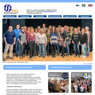 rskl.se startsida 2022