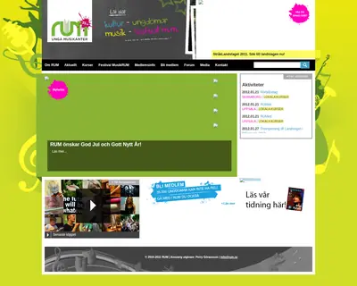 Rum startsida 2012