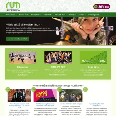 Rum startsida 2026