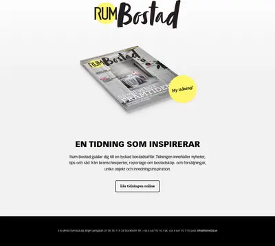 RUM Bostad startsida 2023