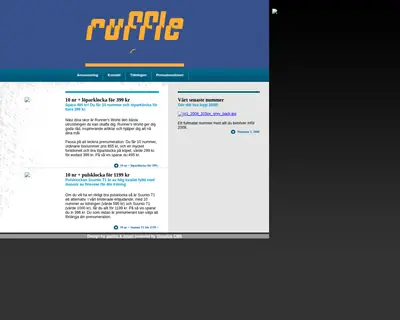 Runner´s World startsida 2008