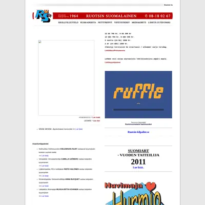 Ruotsin Suomalainen startsida 2011