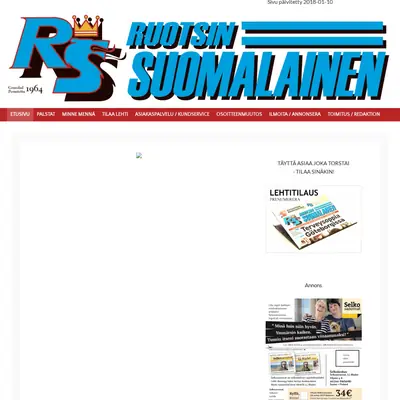 Ruotsin Suomalainen startsida 2019