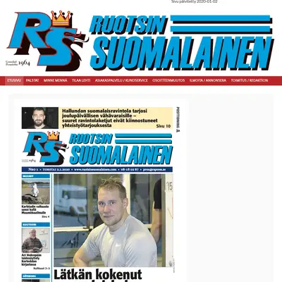 Ruotsin Suomalainen startsida 2020