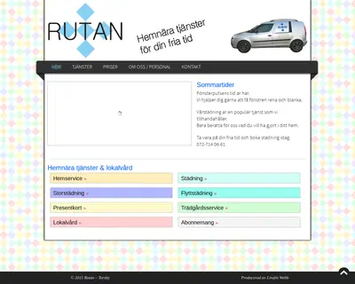 RUTAN startsida 2015
