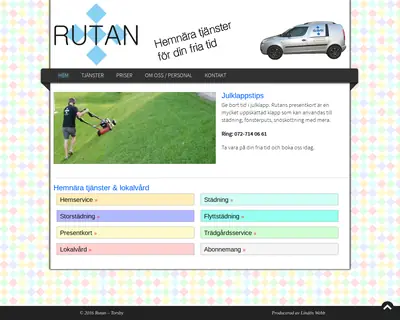 RUTAN startsida 2016