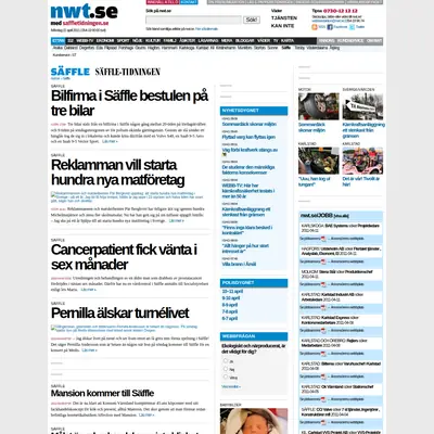 www.saffletidningen.se startsida 2011