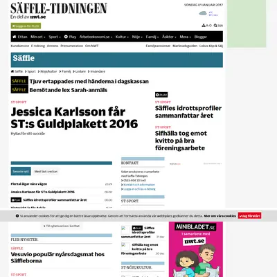 www.saffletidningen.se startsida 2017