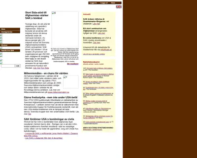 sak.se startsida 2004