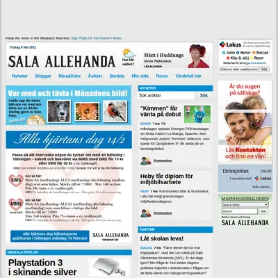 www.salaallehanda.com startsida 2011