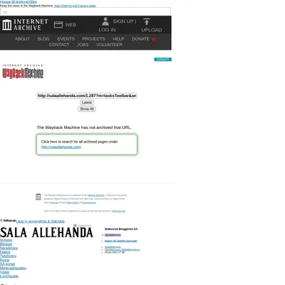 www.salaallehanda.com startsida 2013