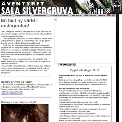 Sala Silver-Bladet startsida 2007