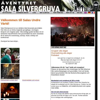 Sala Silver-Bladet startsida 2010