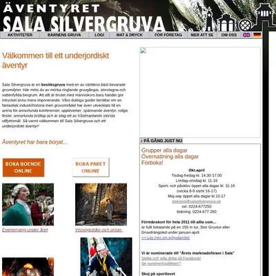 Sala Silver-Bladet startsida 2011