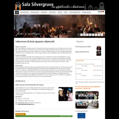 Sala Silver-Bladet startsida 2015