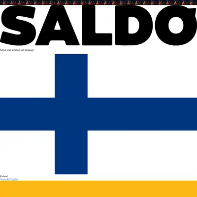 Saldo startsida 2020