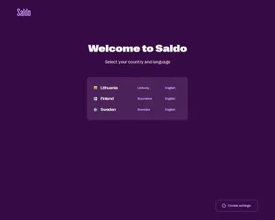 Saldo startsida 2024