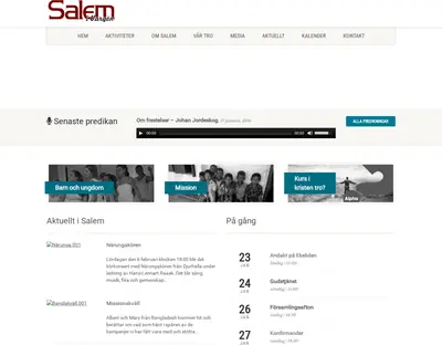 Salemkyrkan media Vargön startsida 2016