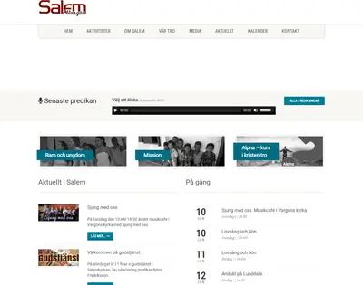 Salemkyrkan media Vargön startsida 2019