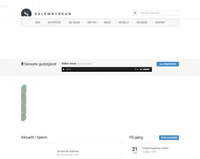 Salemkyrkan media Vargön startsida 2026