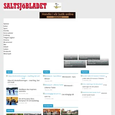 Saltsjöbladet startsida 2023
