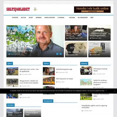 Saltsjöbladet startsida 2025