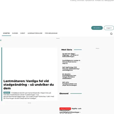 www.samfalligheterna.se startsida 2025