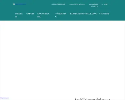 Samhällsbyggaren startsida 2026