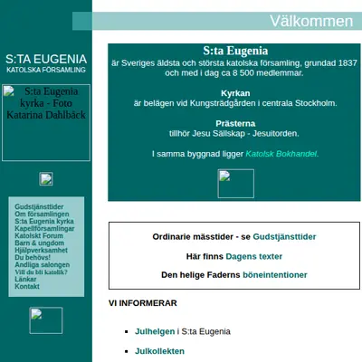 S:ta Eugenia Kyrkoblad startsida 2006