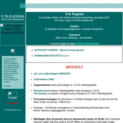 S:ta Eugenia Kyrkoblad startsida 2007
