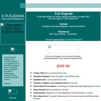 S:ta Eugenia Kyrkoblad startsida 2009