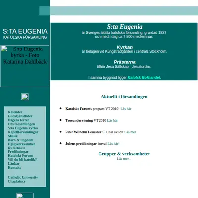 S:ta Eugenia Kyrkoblad startsida 2010