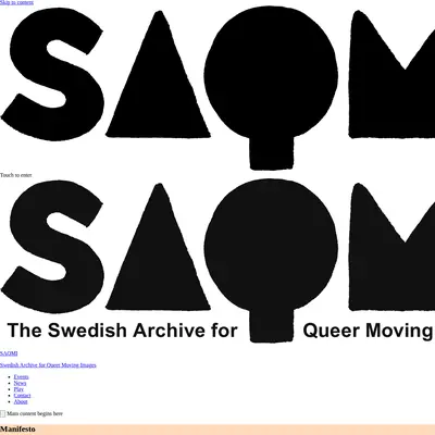 saqmi.se startsida 2021