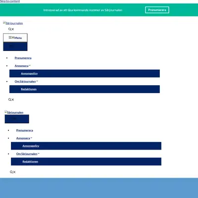 Sårjournalen startsida 2024