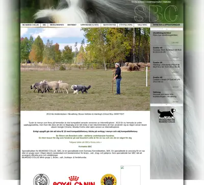 sbc-beardedcollie.com startsida 2013
