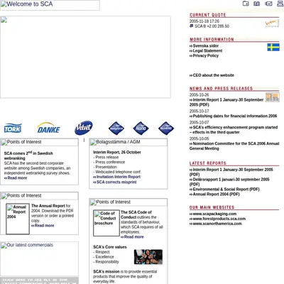 DIN SKOG startsida 2006