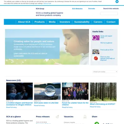 DIN SKOG startsida 2016
