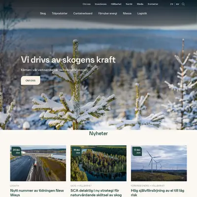 DIN SKOG startsida 2024