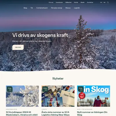 DIN SKOG startsida 2025