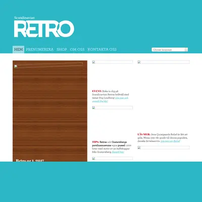 scandinavianretro.com startsida 2017