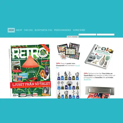 scandinavianretro.com startsida 2019