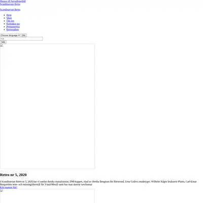 scandinavianretro.com startsida 2021