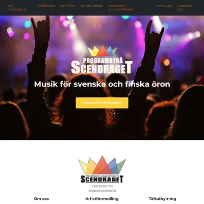 Scendraget startsida 2022