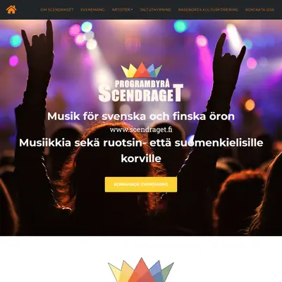 Scendraget startsida 2026
