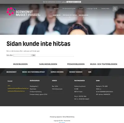 www.scenkonstmuseet.se startsida 2015
