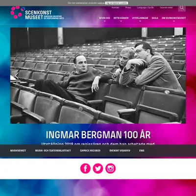 www.scenkonstmuseet.se startsida 2018