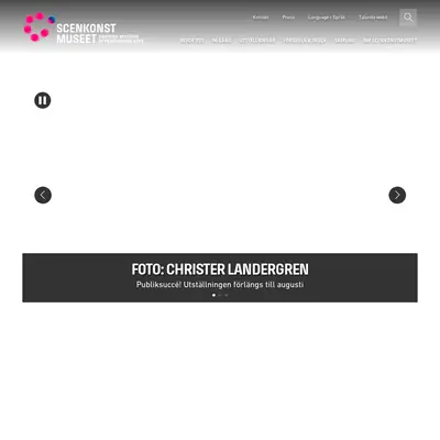 www.scenkonstmuseet.se startsida 2023
