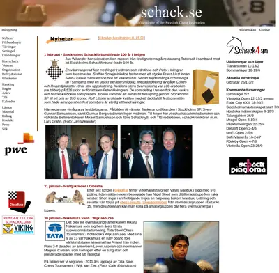 www.schack.se startsida 2011
