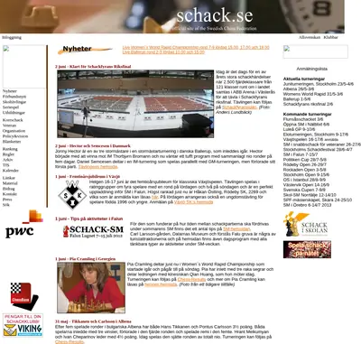 www.schack.se startsida 2013