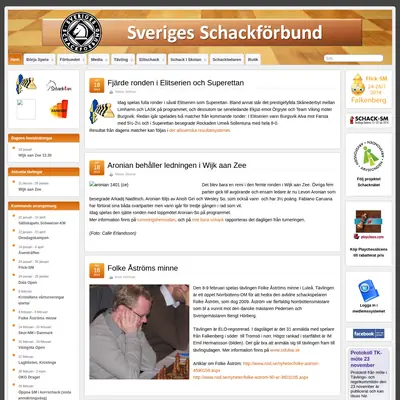 www.schack.se startsida 2014